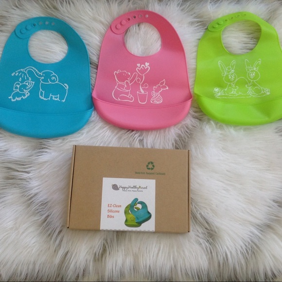 happy healthy parent silicone bib
